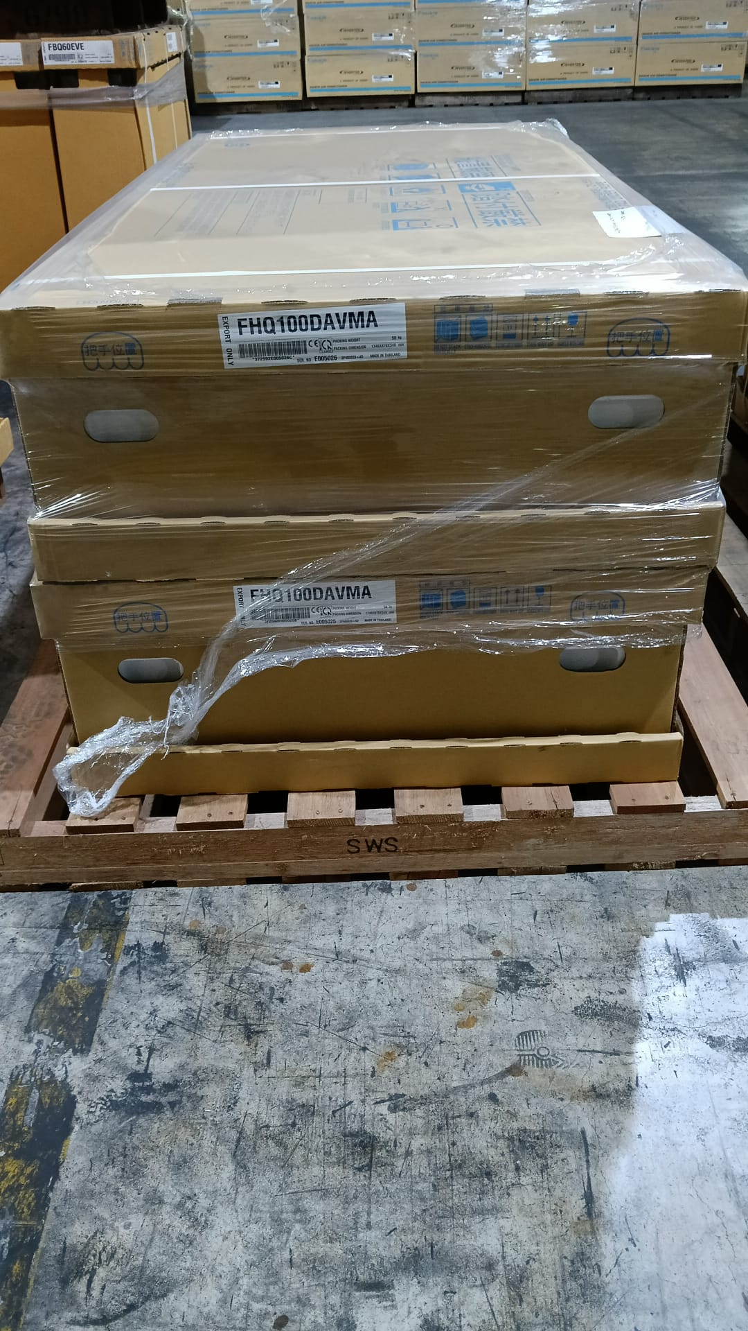 Used aircon equipment